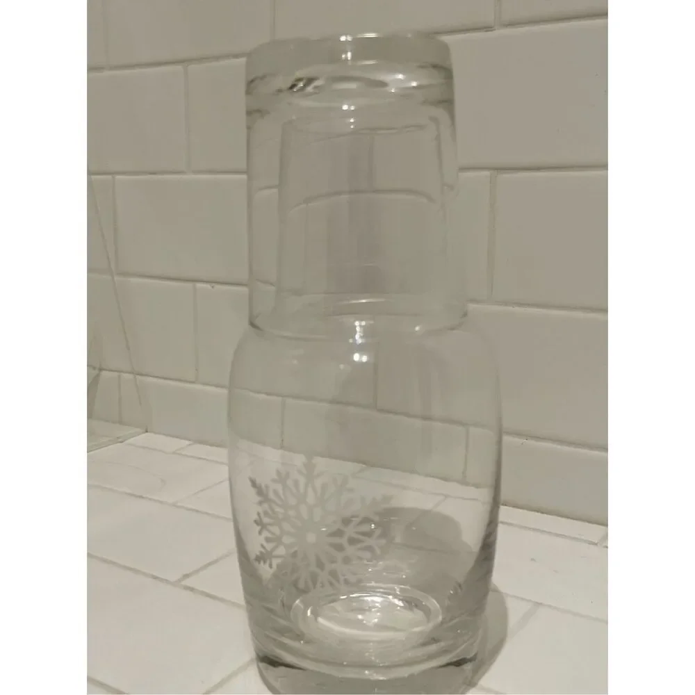 Bedside Water Pitcher with Glass